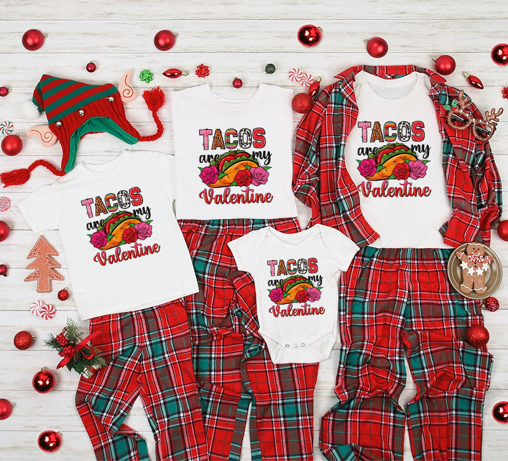Tacos Are My Valentine Shirt, Gift To My Taco Lover, product image 93