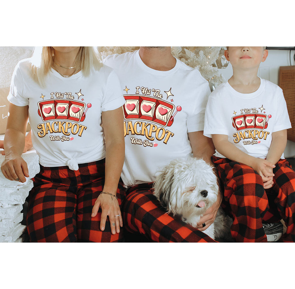 I Hit The Jackpot With You Shirt, Romantic Valentine's Day product image 93