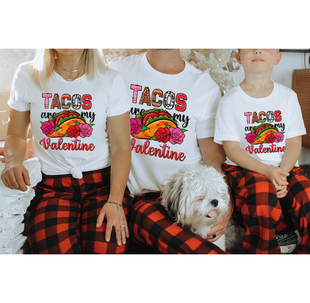 Tacos Are My Valentine Shirt, Gift To My Taco Lover, product image 92