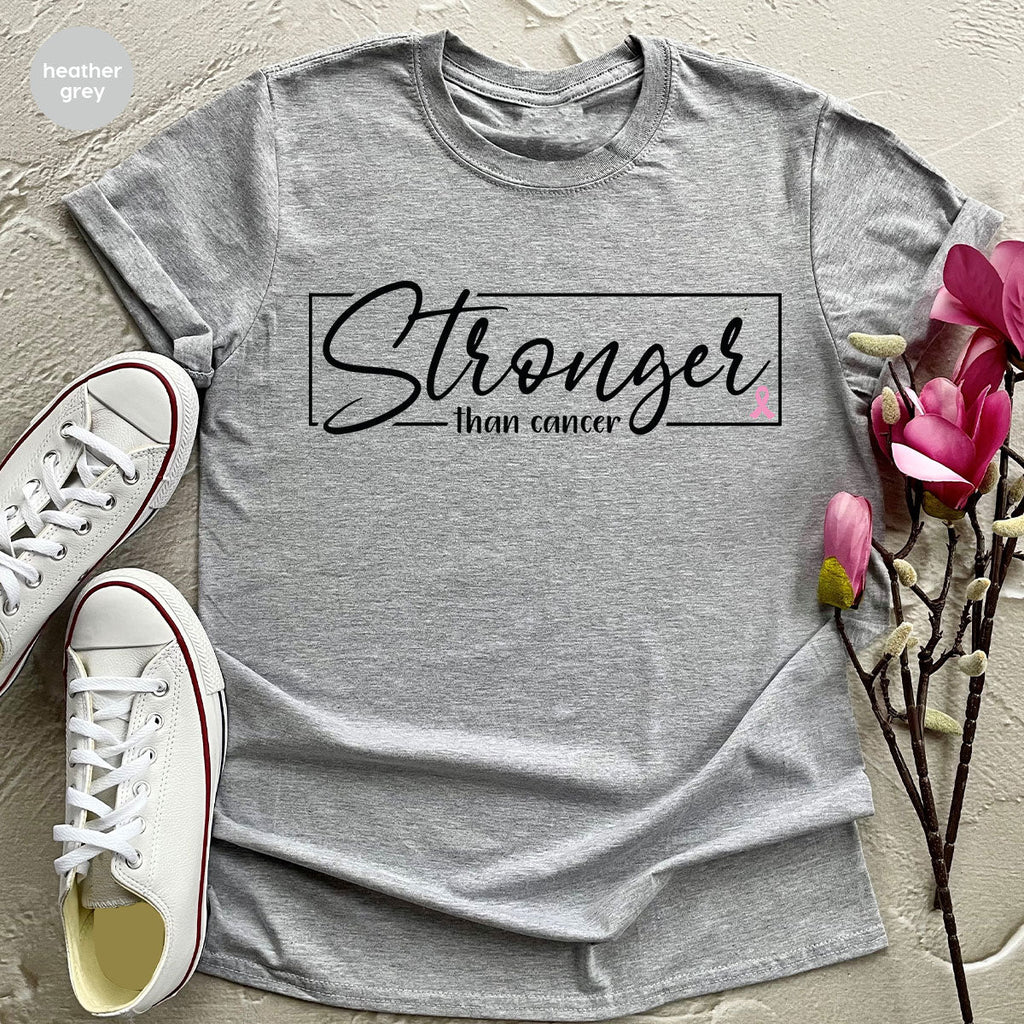 Stronger Than Cancer T-Shirt, Support Shirt, Warrior Tee product image 28
