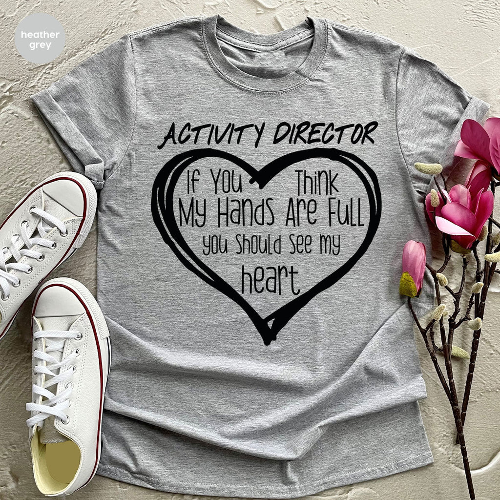 Activity Director Shirt, Love Heart Gift For Couples product image 80