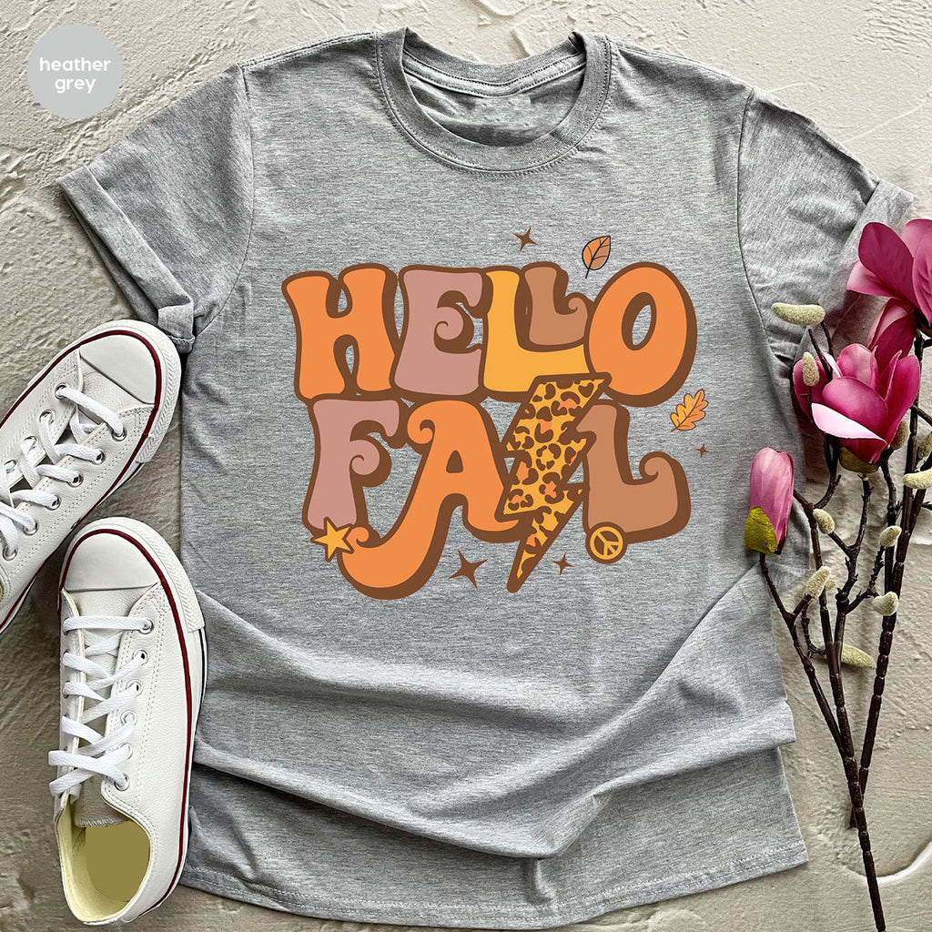 Hello Fall Shirt, Halloween T-Shirt, 2022 Hoodie, Long product image 78