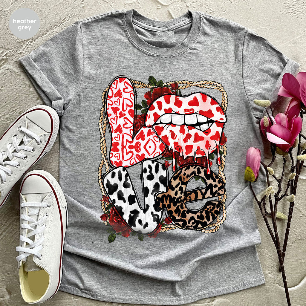 Love Shirt, Lovers Gift, Cool Valentine's Day T-Shirt product image 95