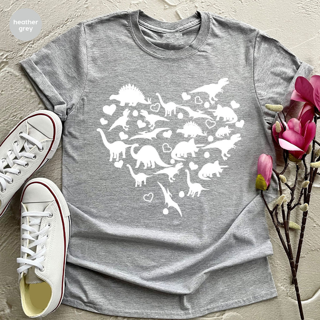 Dinosaur Shirt, Valentine T-Shirt, 2023 Gift product image 87