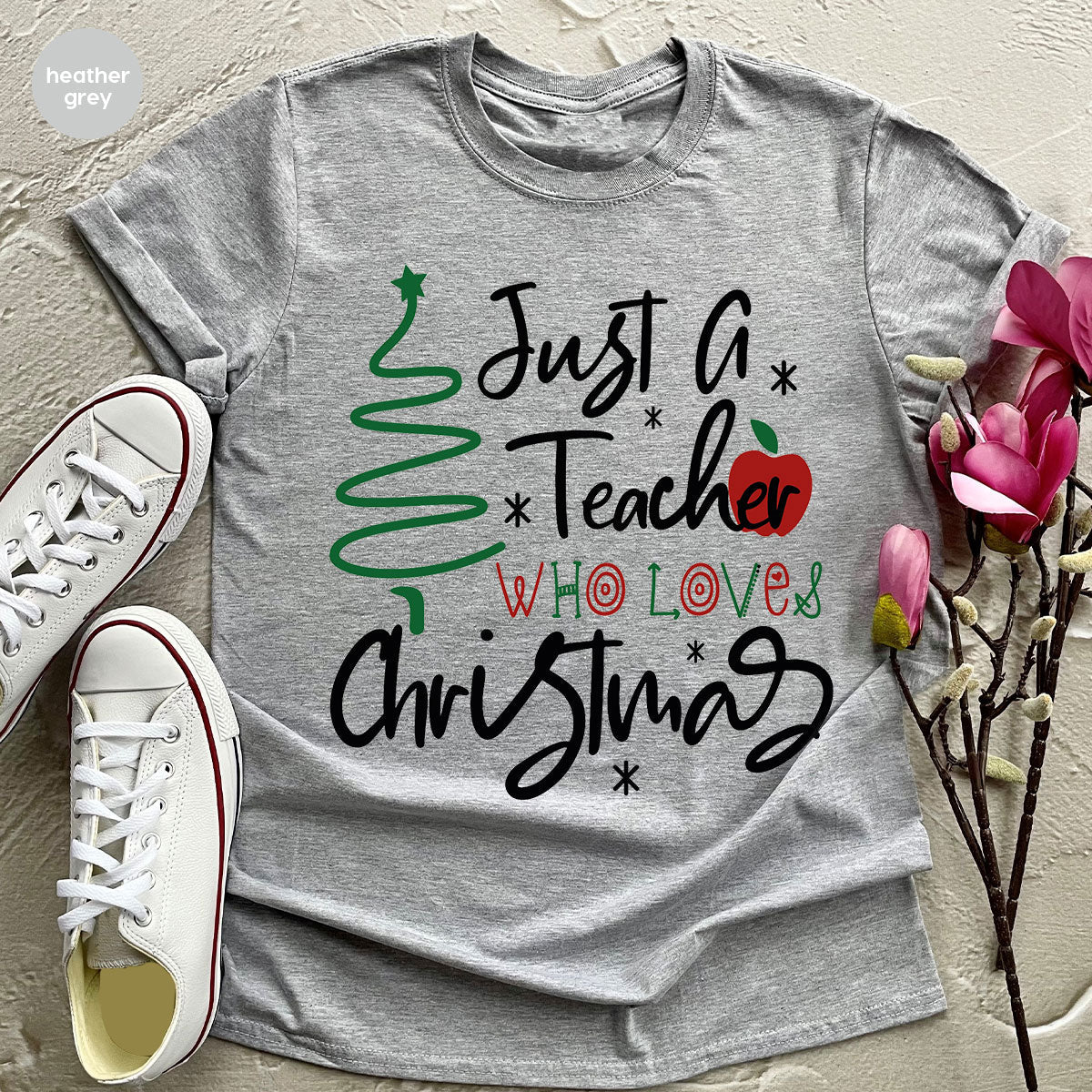 2023 Christmas Love Shirt, Just A Teach Who Loves Tee, Xmas product image 78