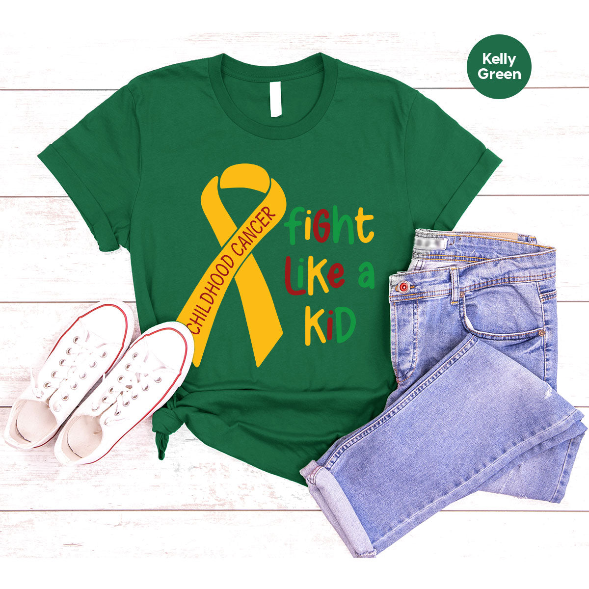 Fighting Like A Kid Shirt, Cancer Fight Childhood Canver product image 80