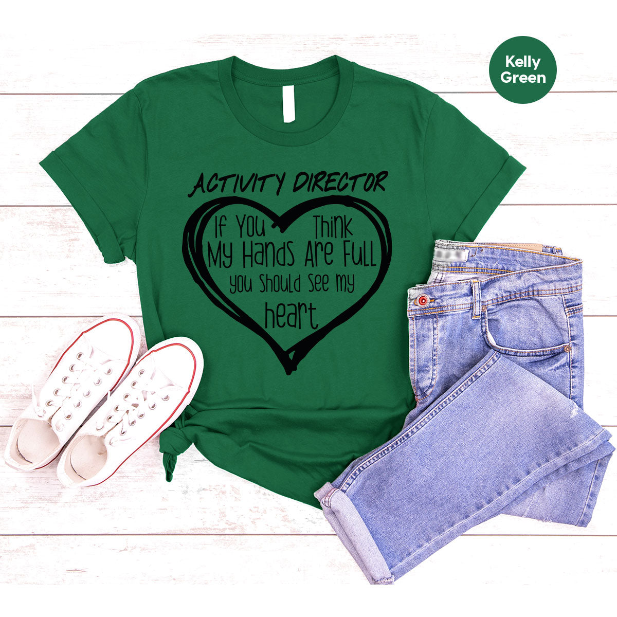 Activity Director Shirt, Love Heart Gift For Couples product image 82