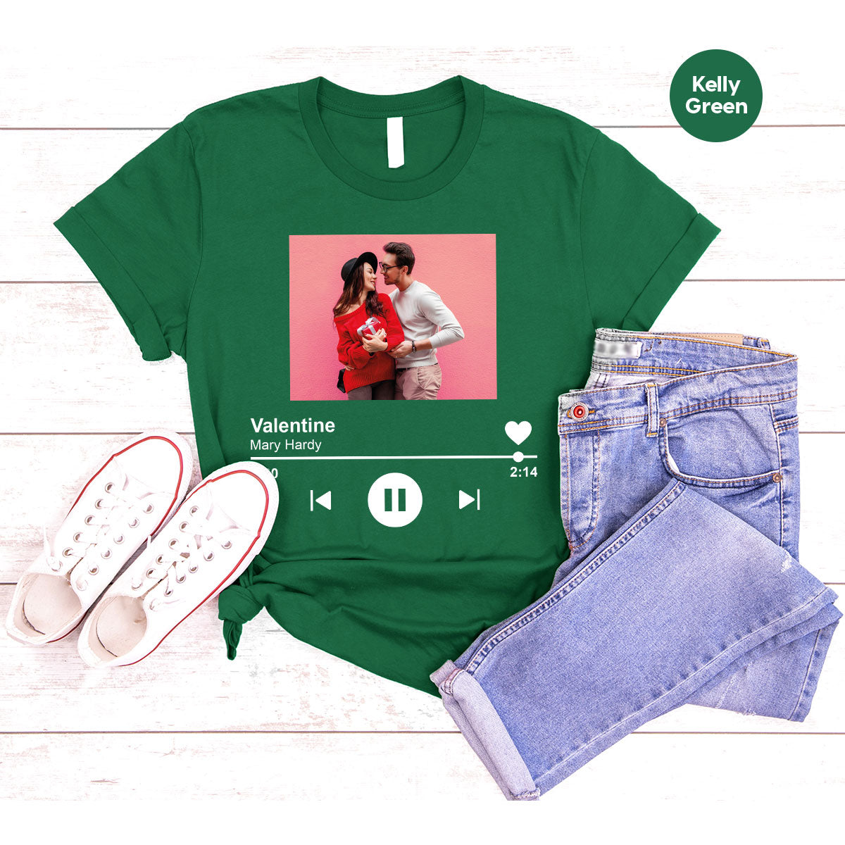 Custom Photo Valentine's Day Shirt, Personalized Gift product image 48