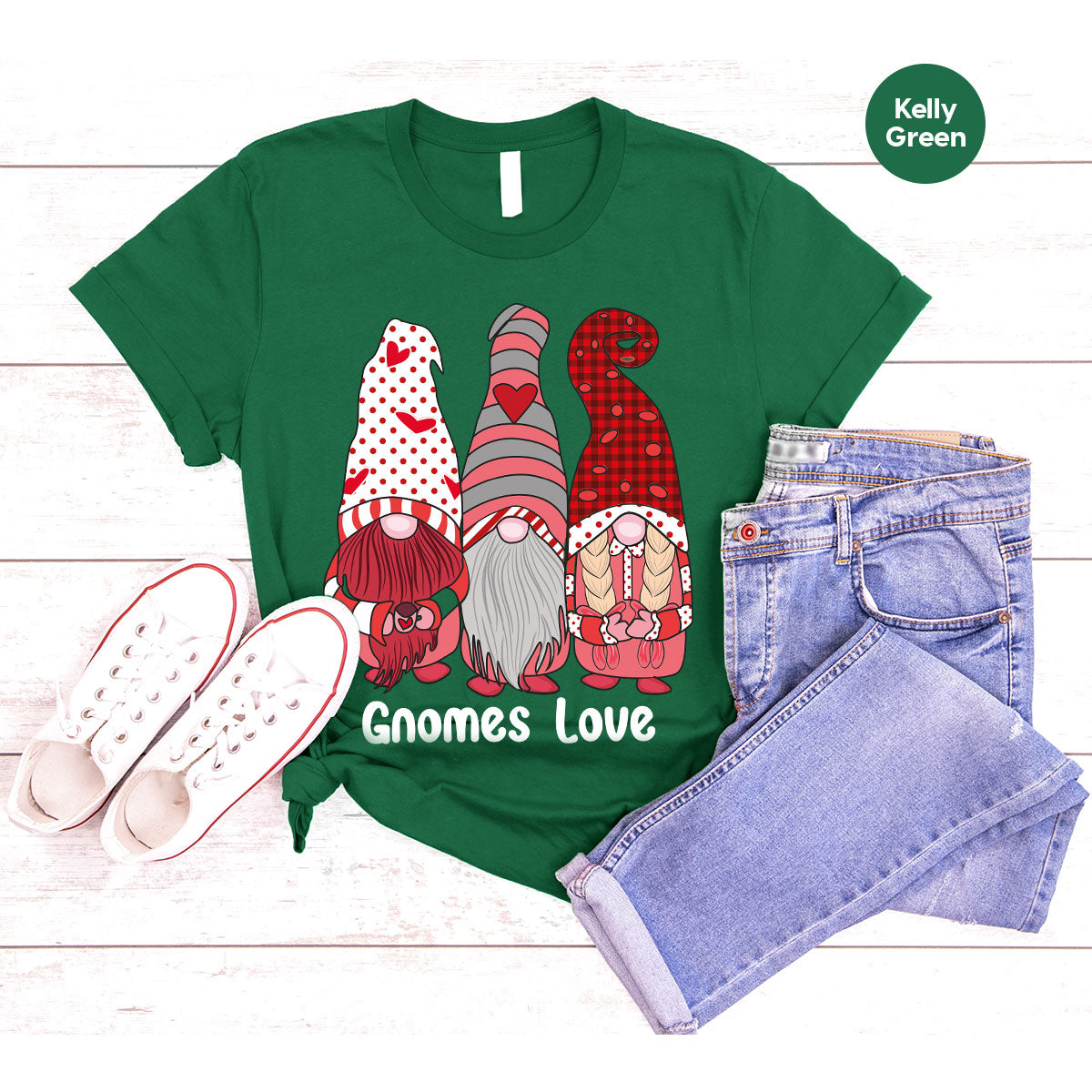 Gnomes Love Shirt, 4ever Best T-Shirt, Valentine's Day 2023 product image 107