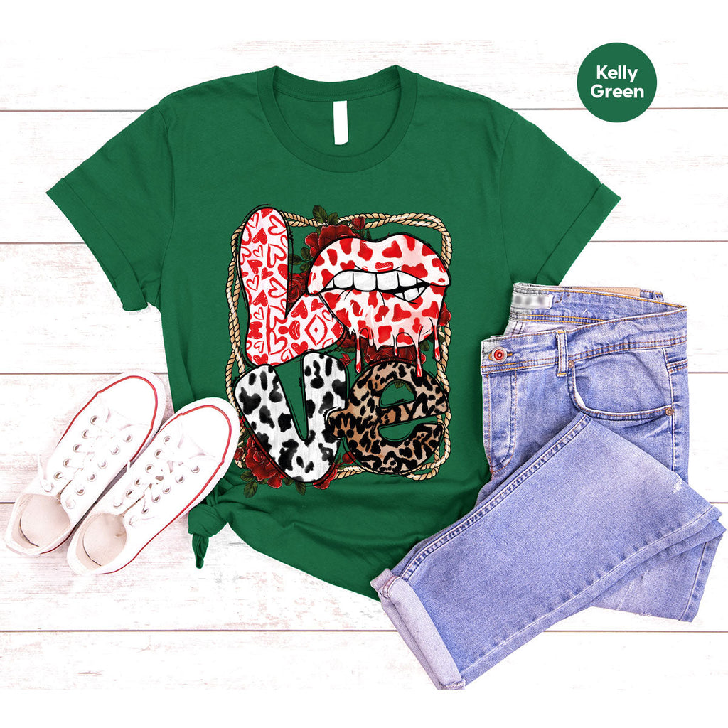 Love Shirt, Lovers Gift, Cool Valentine's Day T-Shirt product image 97