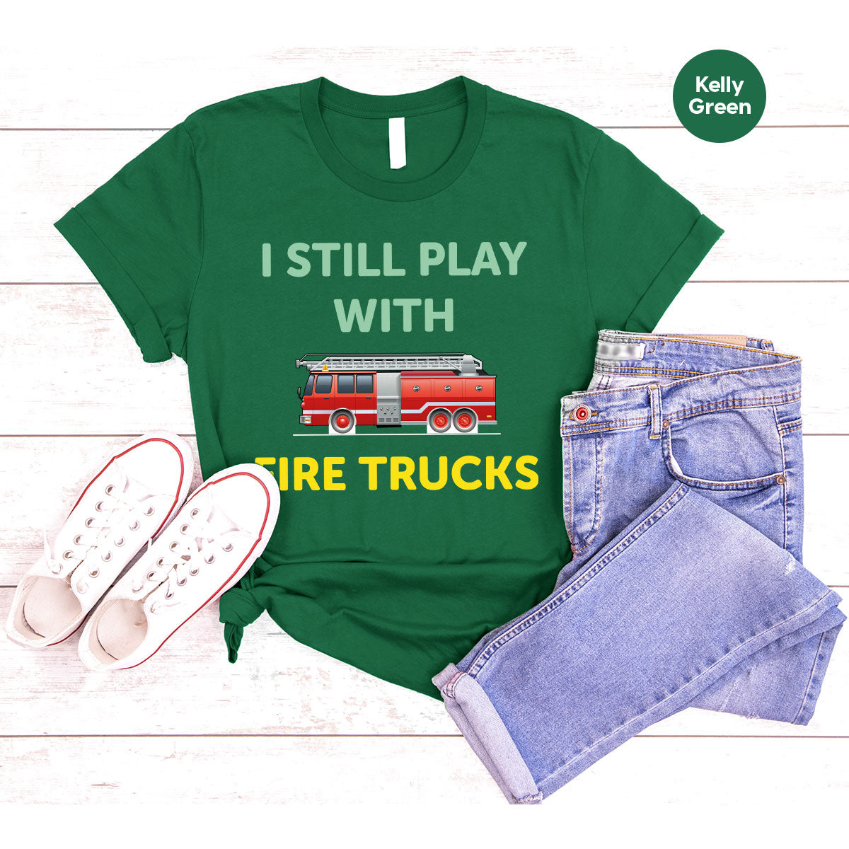 Fire Truck Shirt, Funny Fighter T-Shirt, Fireman Tee product image 98