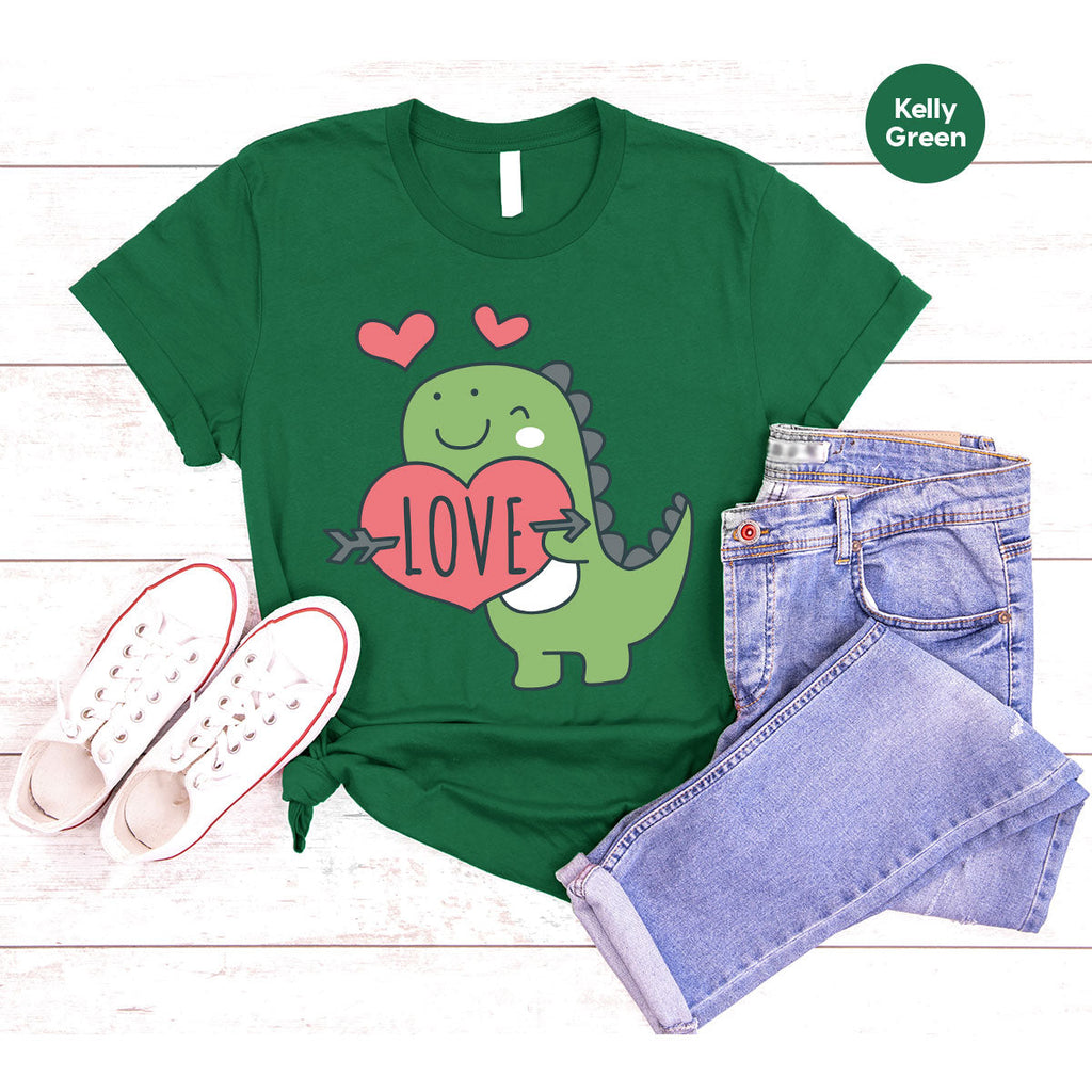 Love Shirt, Lovely Dinosaur Valentine's Day Special For product image 82