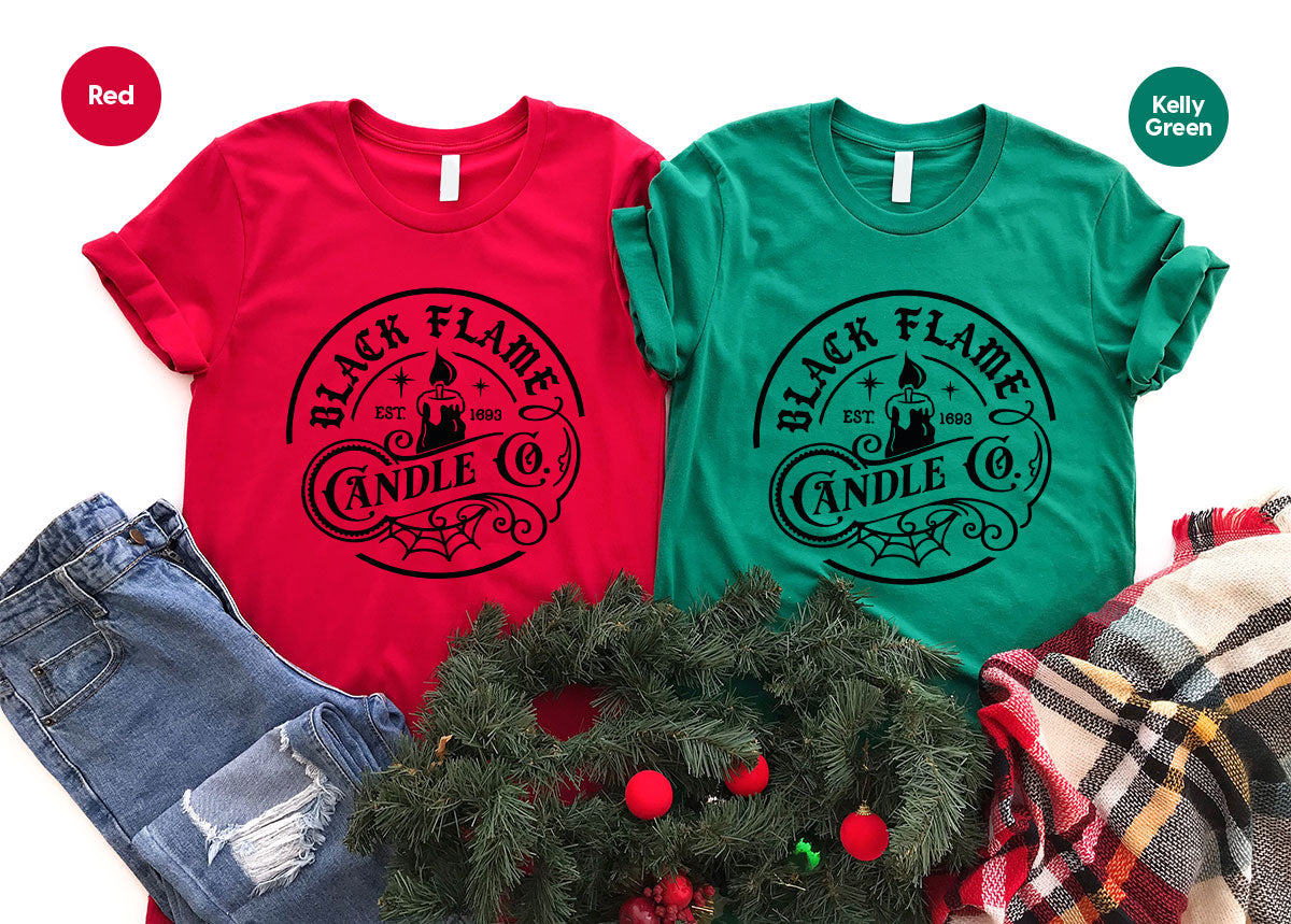 Black Flame Candle Shirt, Halloween Gifts, Hocus Pocus product image 162