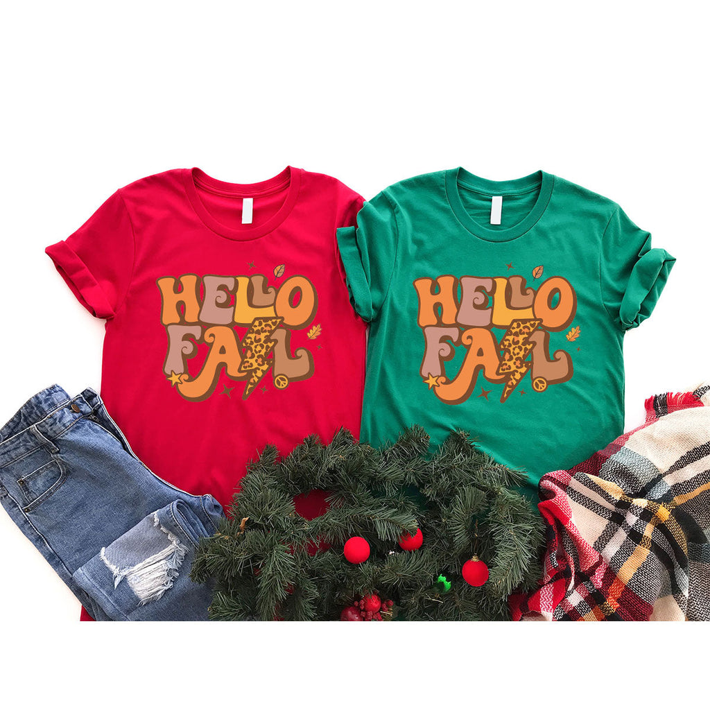 Hello Fall Shirt, Halloween T-Shirt, 2022 Hoodie, Long product image 80