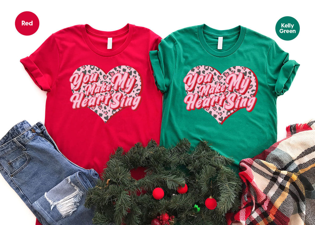 You Make My Heart Sing Shirt, Valentine's Day Romantic Gift product image 98