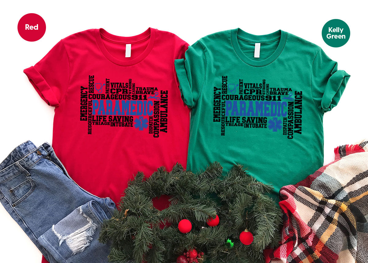 Paramedic T-Shirt, Ambulance Shirt, Life Saver Gift For product image 93