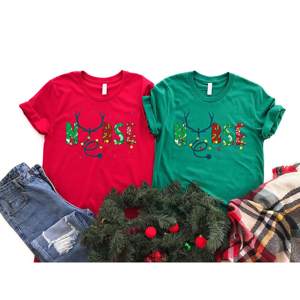 Christmas Nurse Shirt, Health Employee T-Shirt, Gift for product image 70