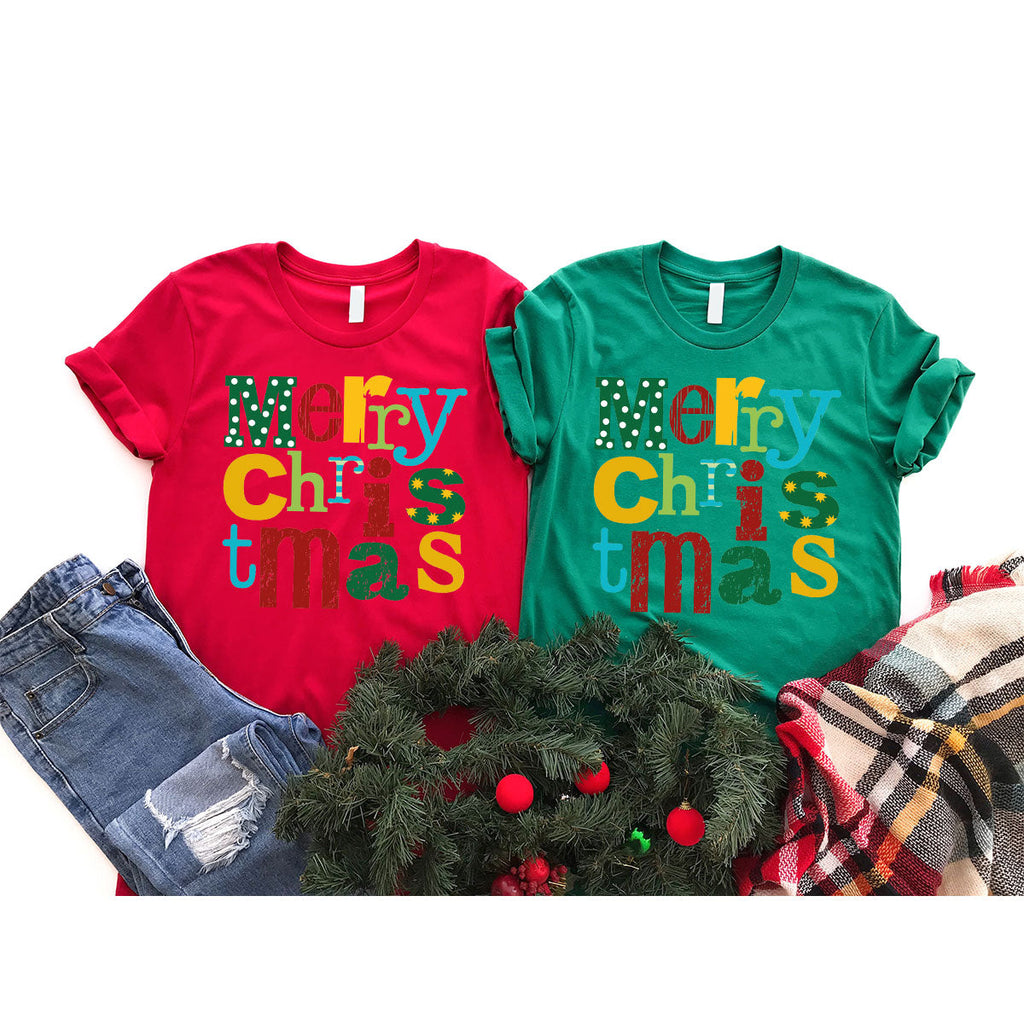 Merry Christmas Shirt, Family 2023 Tee, Xmas T-Shirt product image 70