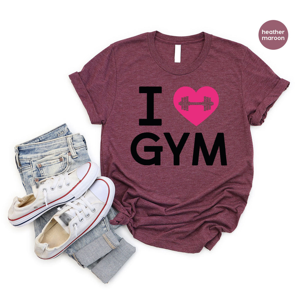 Fitness T-Shirt, GYM Shirt, I Love For Bodybuilder product image 17