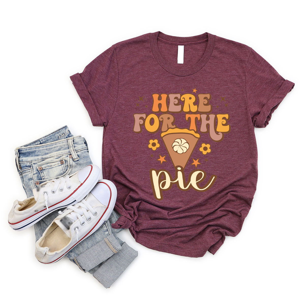 Here For The Pie Shirt, Funny Halloween Cute Hoodie and product image 81