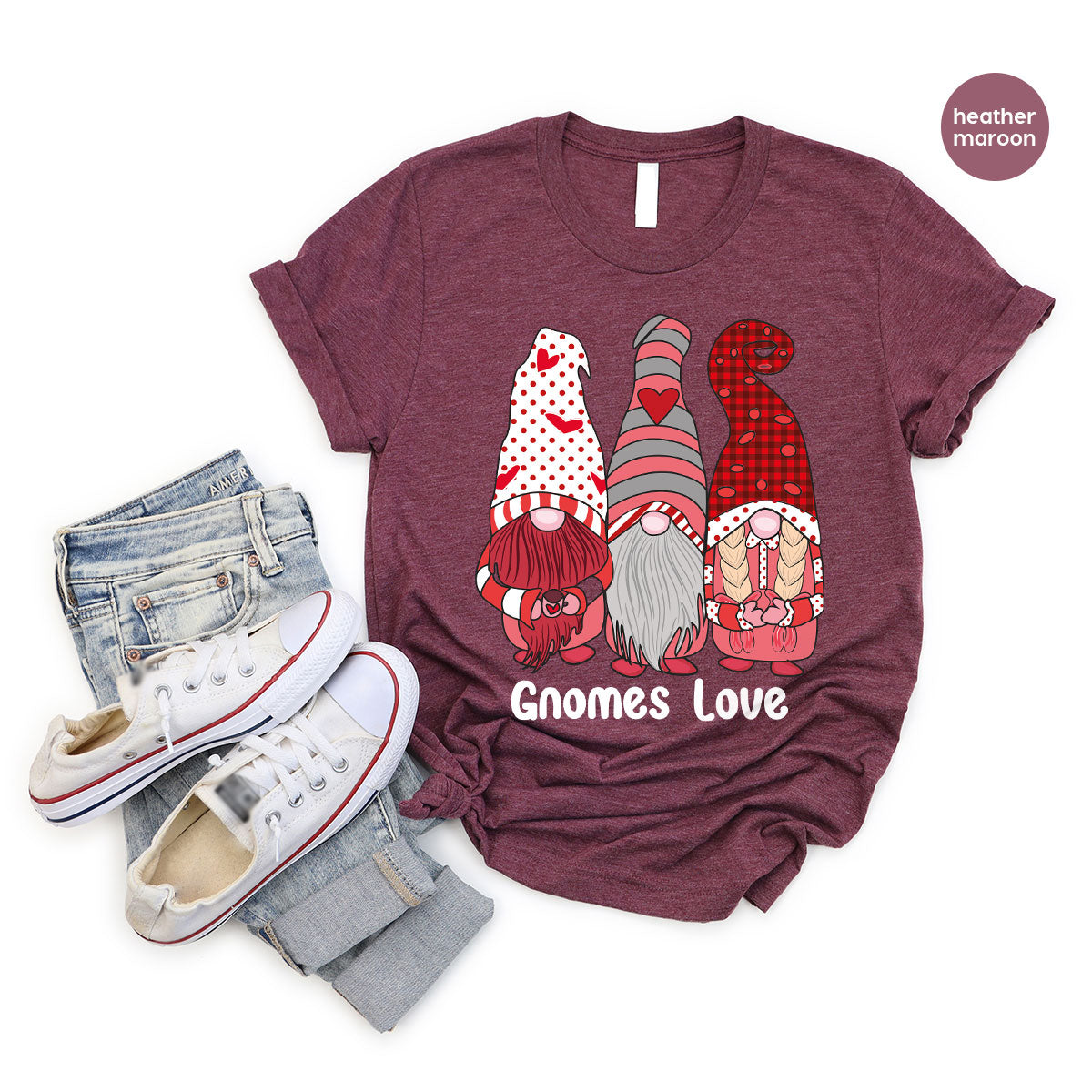 Gnomes Love Shirt, 4ever Best T-Shirt, Valentine's Day 2023 product image 109