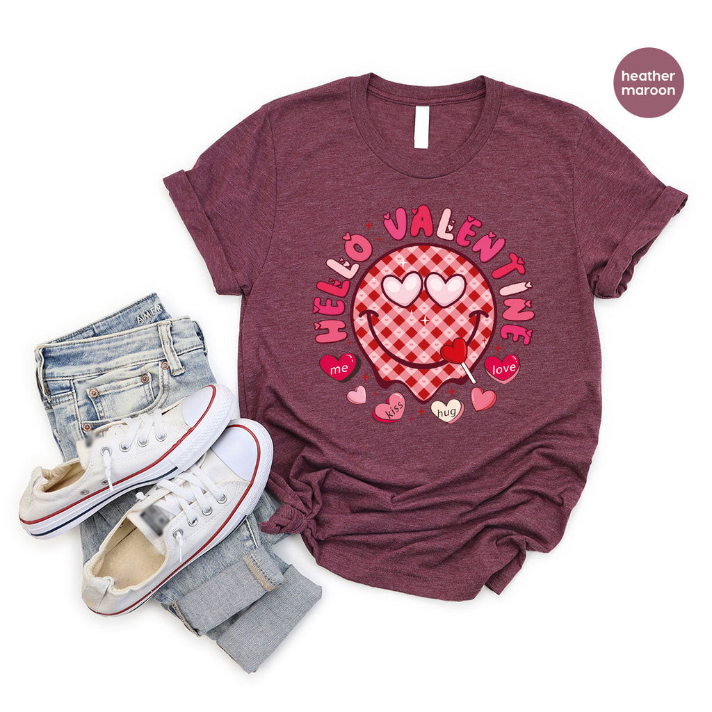 Hello Valentine Shirt, Valentine's Day Love Gift for My product image 83