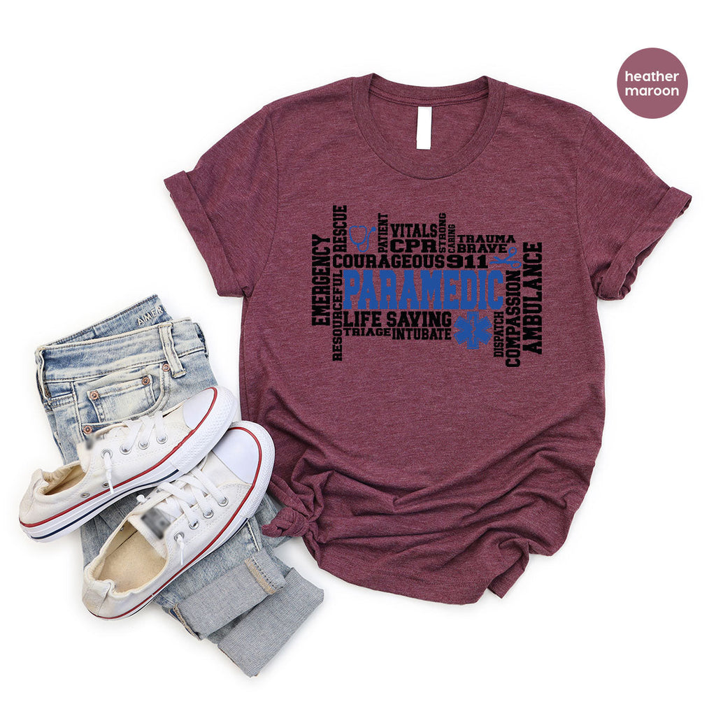 Paramedic T-Shirt, Ambulance Shirt, Life Saver Gift For product image 94