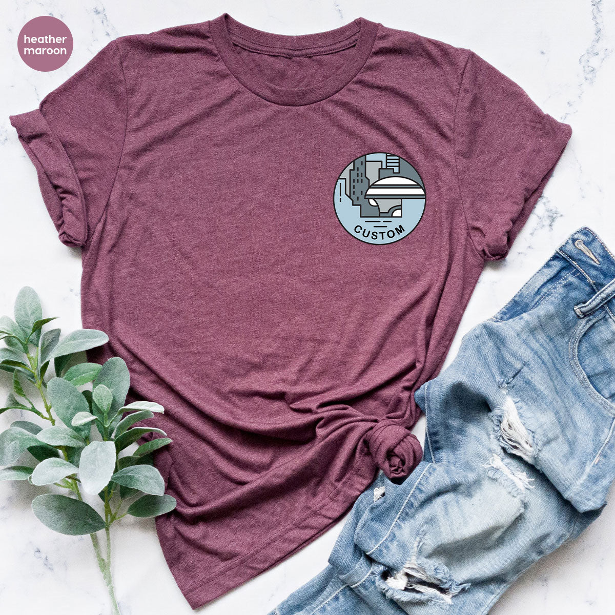 Custom Galaxy Sweatshirt, Customizable Pocket Tee for product image 23