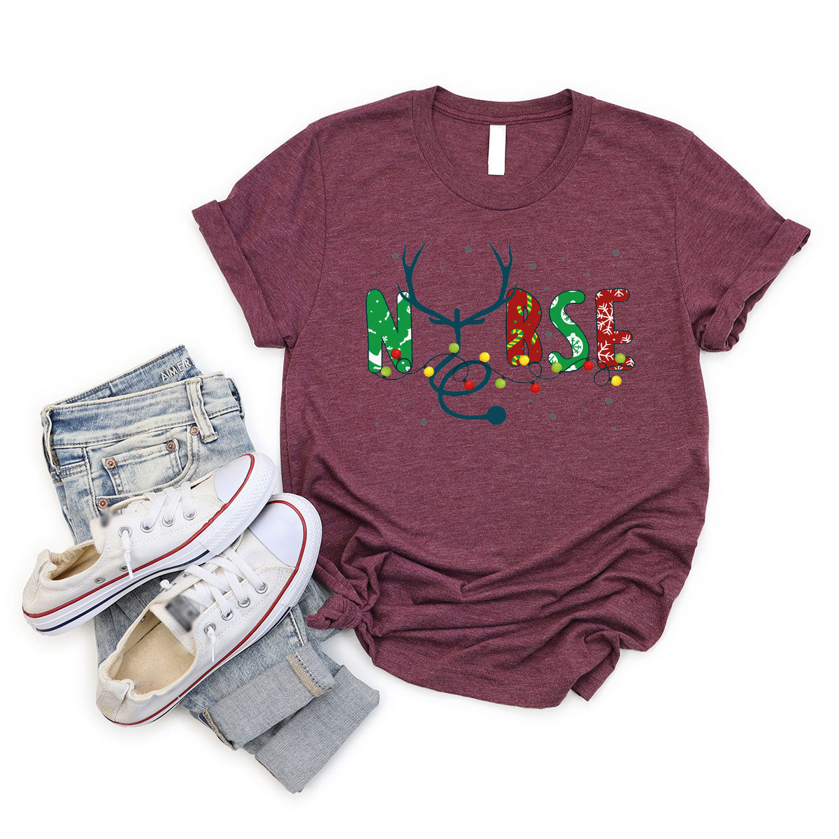 Christmas Nurse Shirt, Health Employee T-Shirt, Gift for product image 71