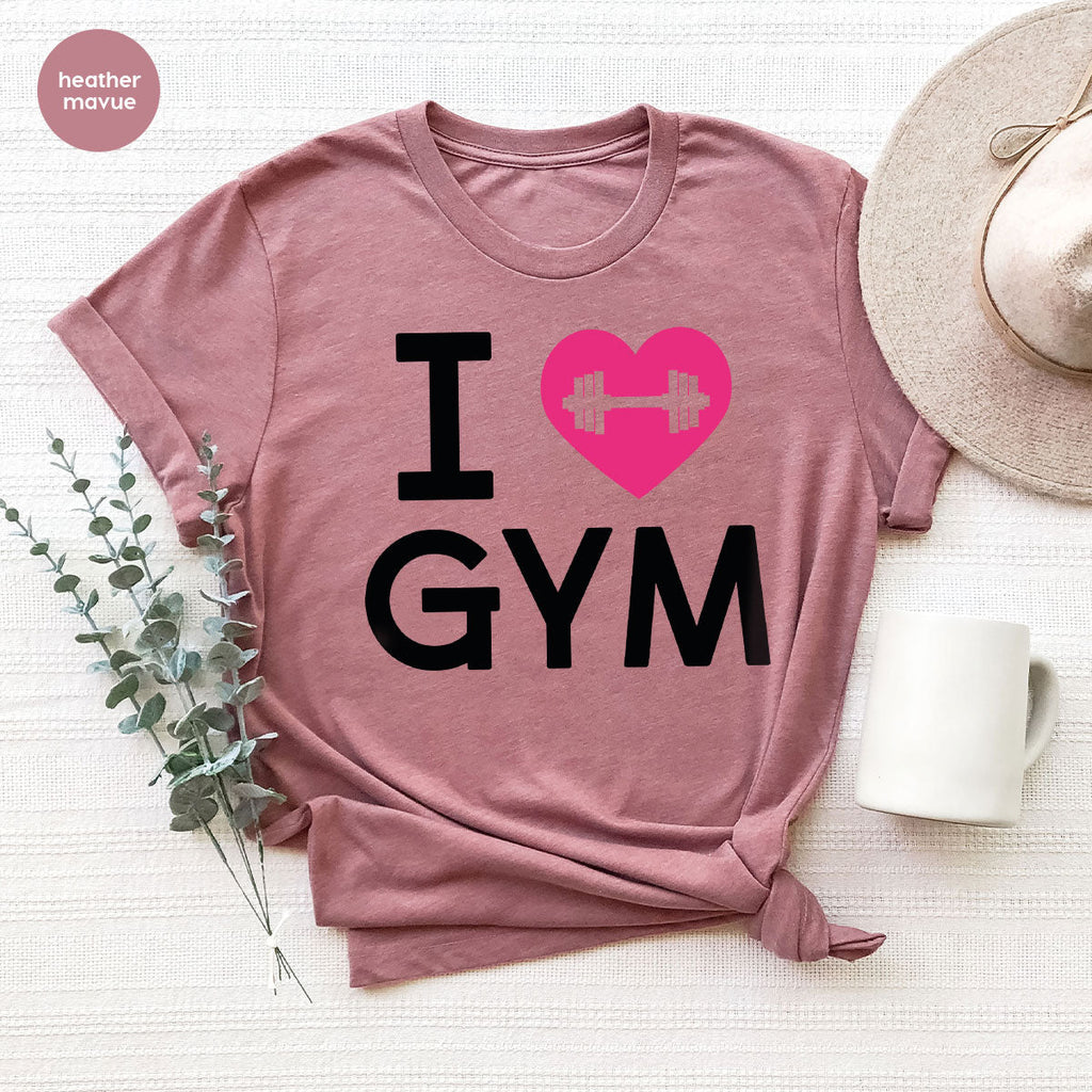 Fitness T-Shirt, GYM Shirt, I Love For Bodybuilder product image 18