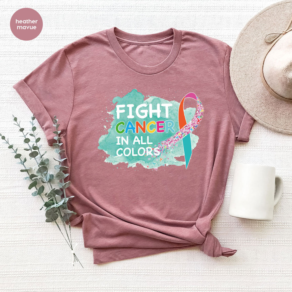Fight Against Cancer Shirt, Warrior T-Shirt, With All Colors product image 87