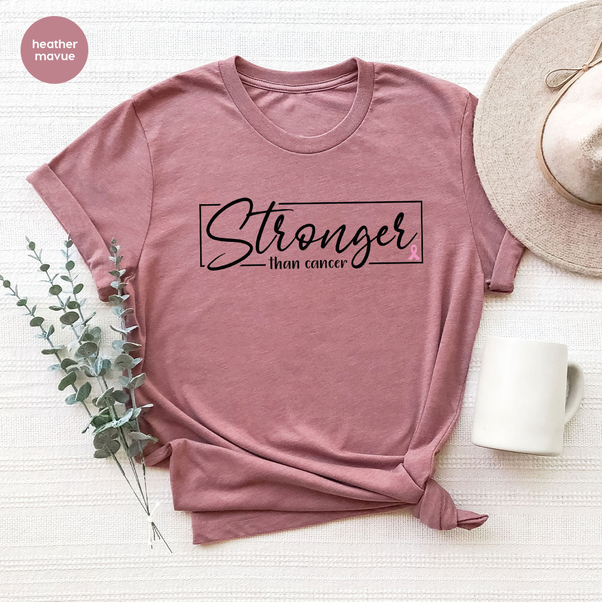 Stronger Than Cancer T-Shirt, Support Shirt, Warrior Tee product image 32