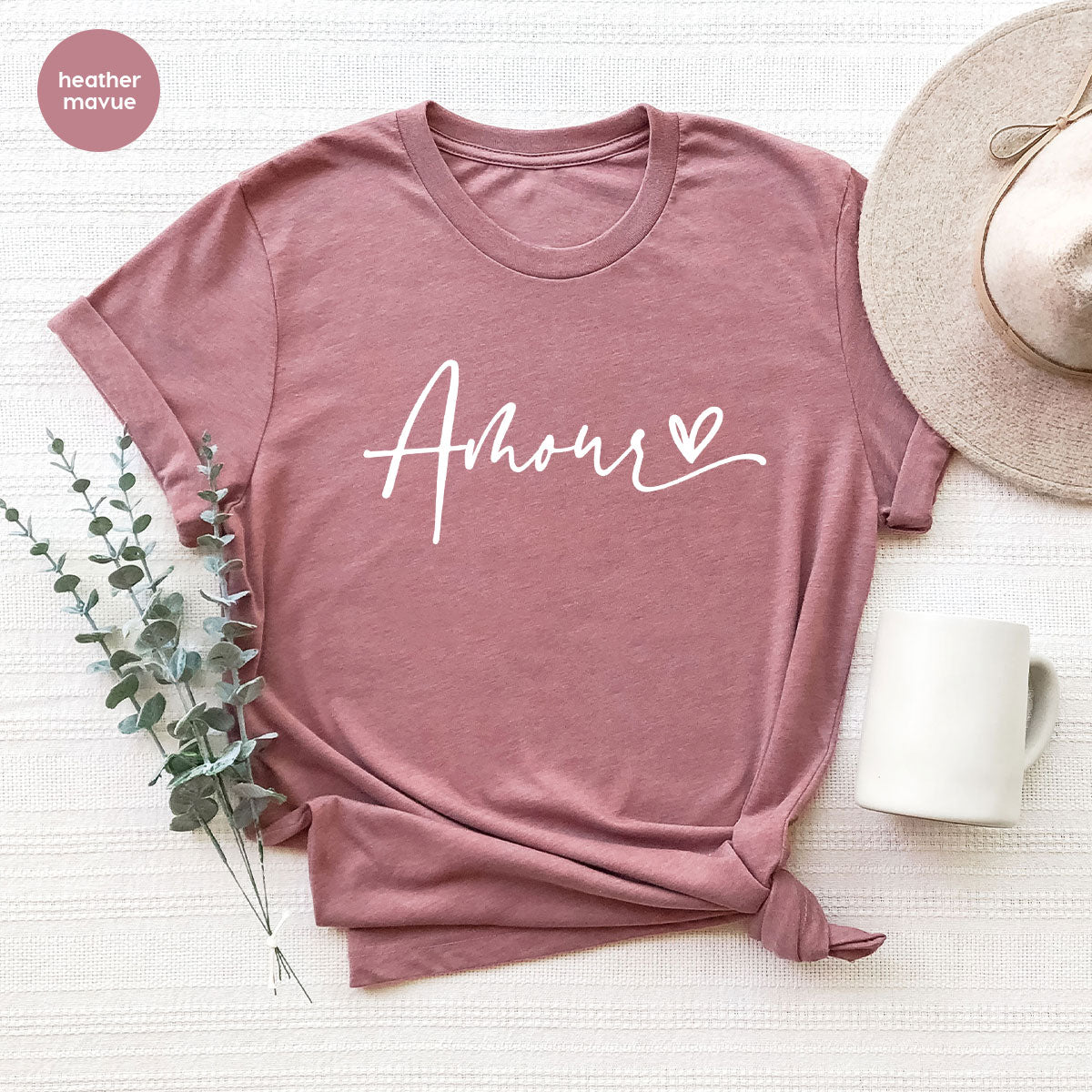 Among T-Shirt, Love Shirt, Heart Valentine's Tee product image 100