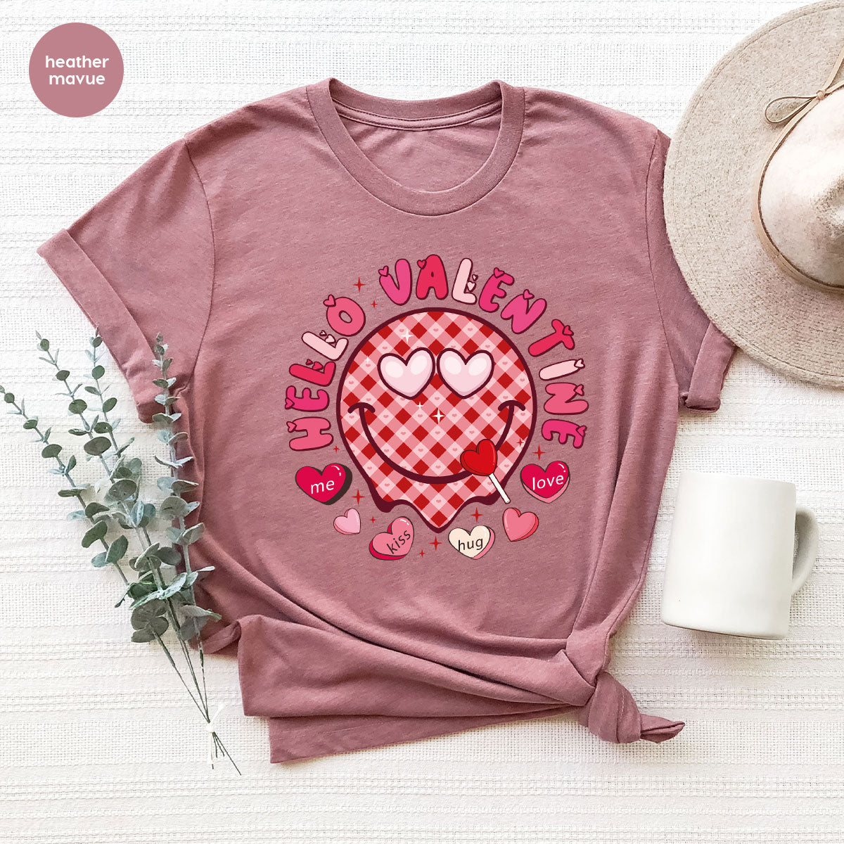 Hello Valentine Shirt, Valentine's Day Love Gift for My product image 84