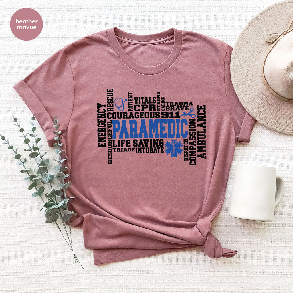Paramedic T-Shirt, Ambulance Shirt, Life Saver Gift For product image 95