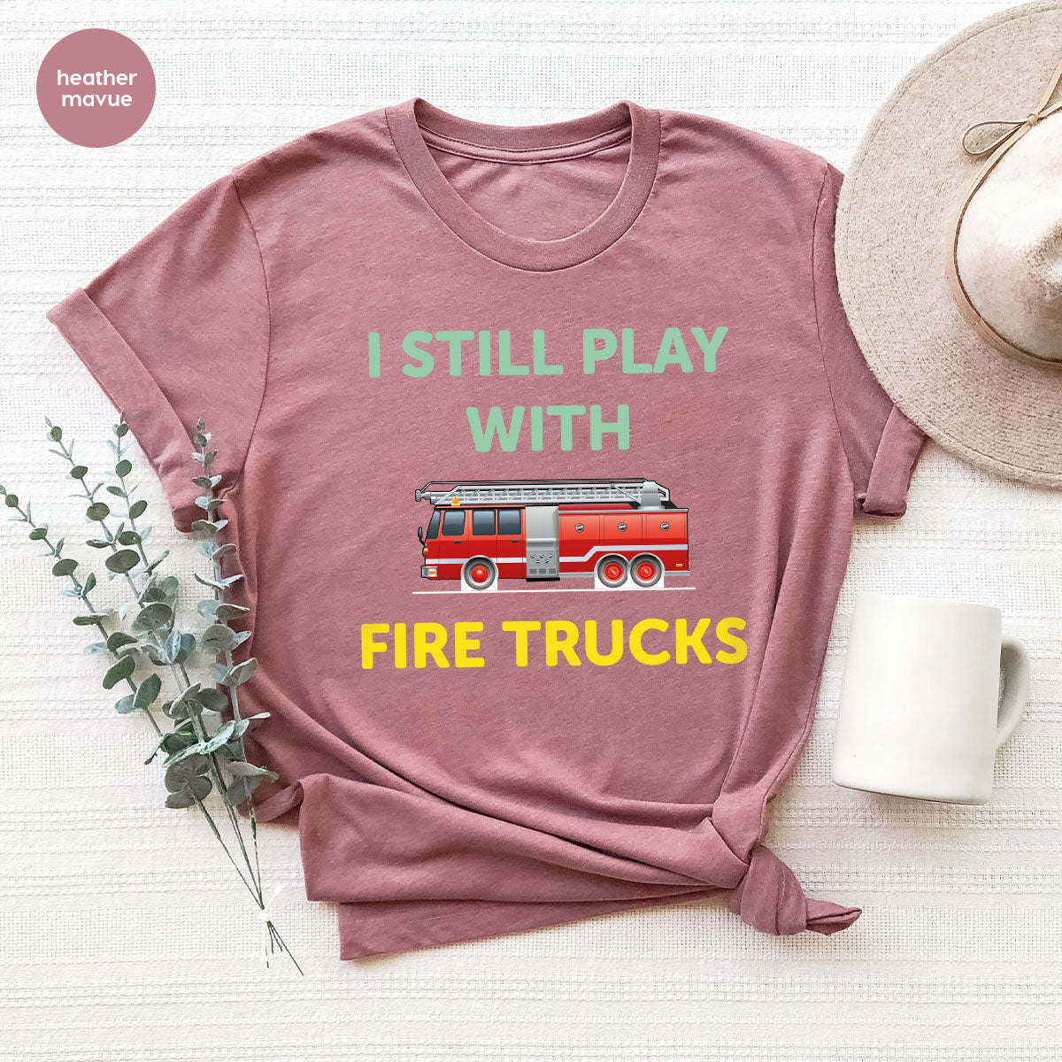 Fire Truck Shirt, Funny Fighter T-Shirt, Fireman Tee product image 100