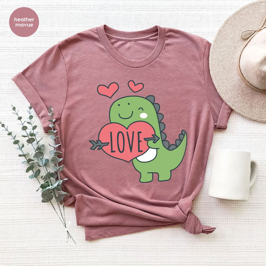 Love Shirt, Lovely Dinosaur Valentine's Day Special For product image 84