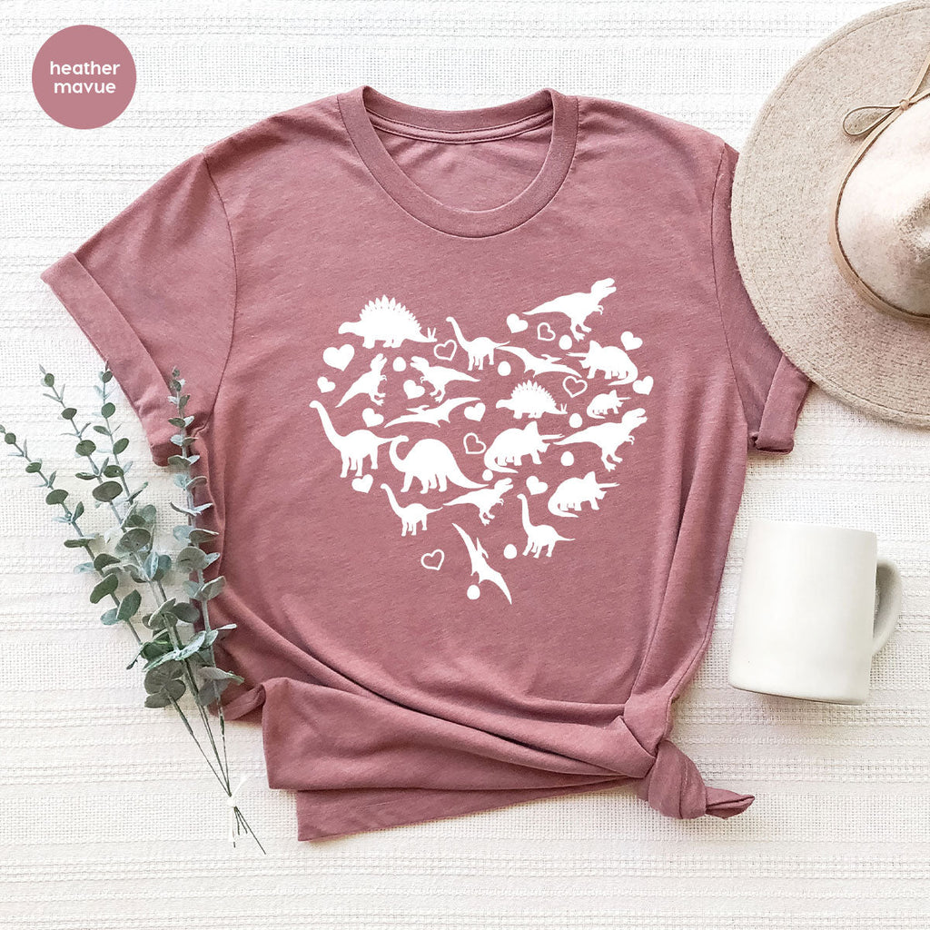 Dinosaur Shirt, Valentine T-Shirt, 2023 Gift product image 91