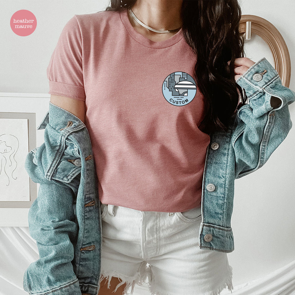 Custom Galaxy Sweatshirt, Customizable Pocket Tee for product image 24