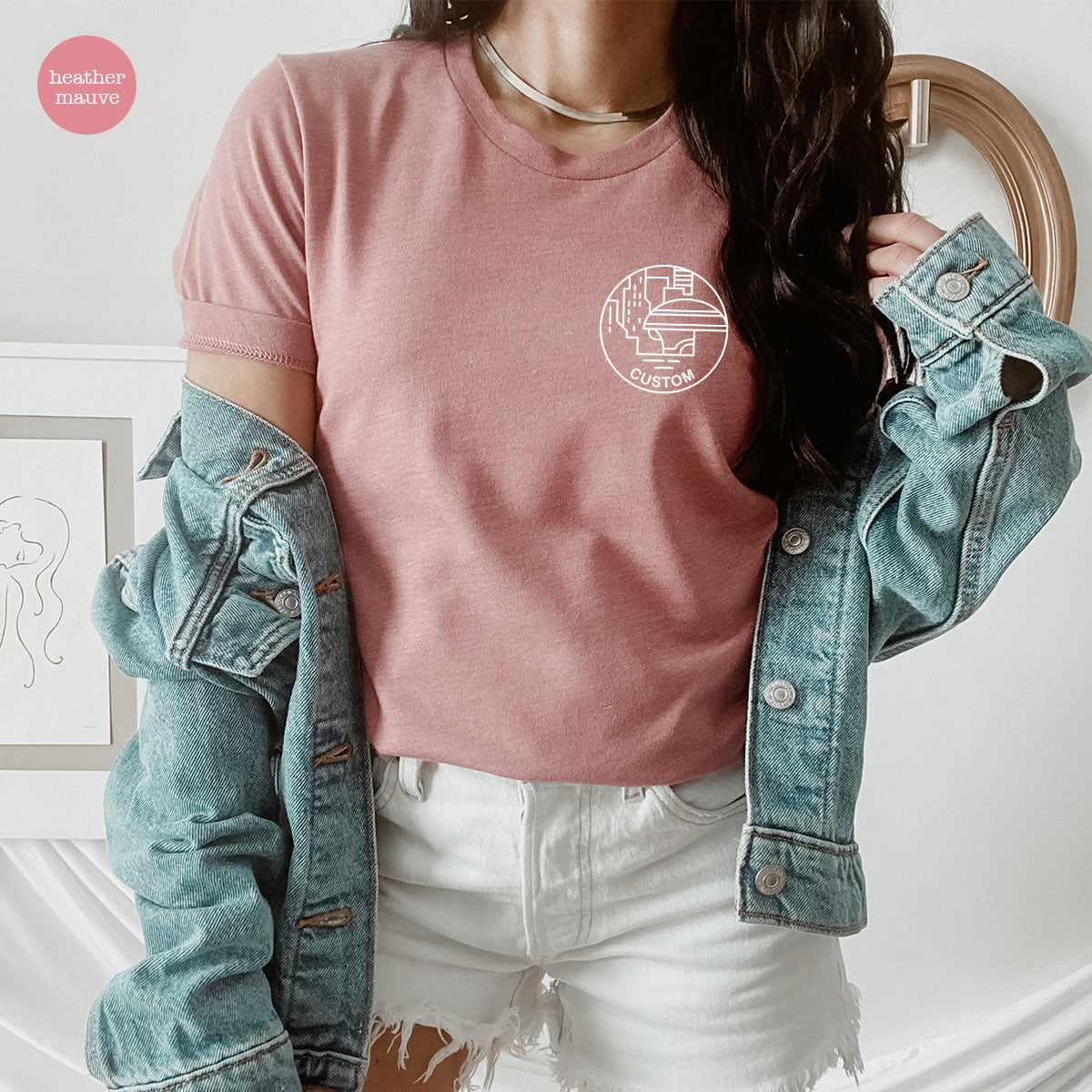 Planet Line Drawing Sweatshirt, Customizable Galaxy Pocket product image 20