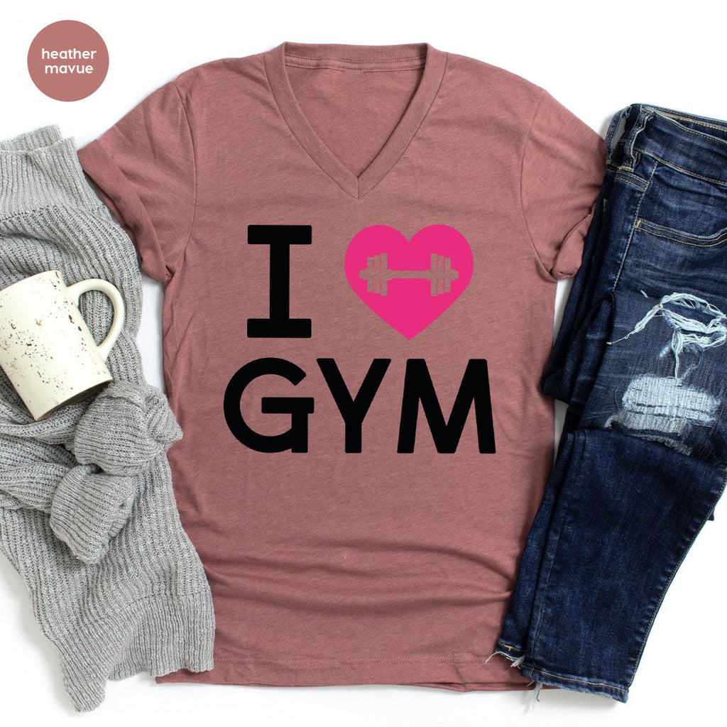 Fitness T-Shirt, GYM Shirt, I Love For Bodybuilder product image 19