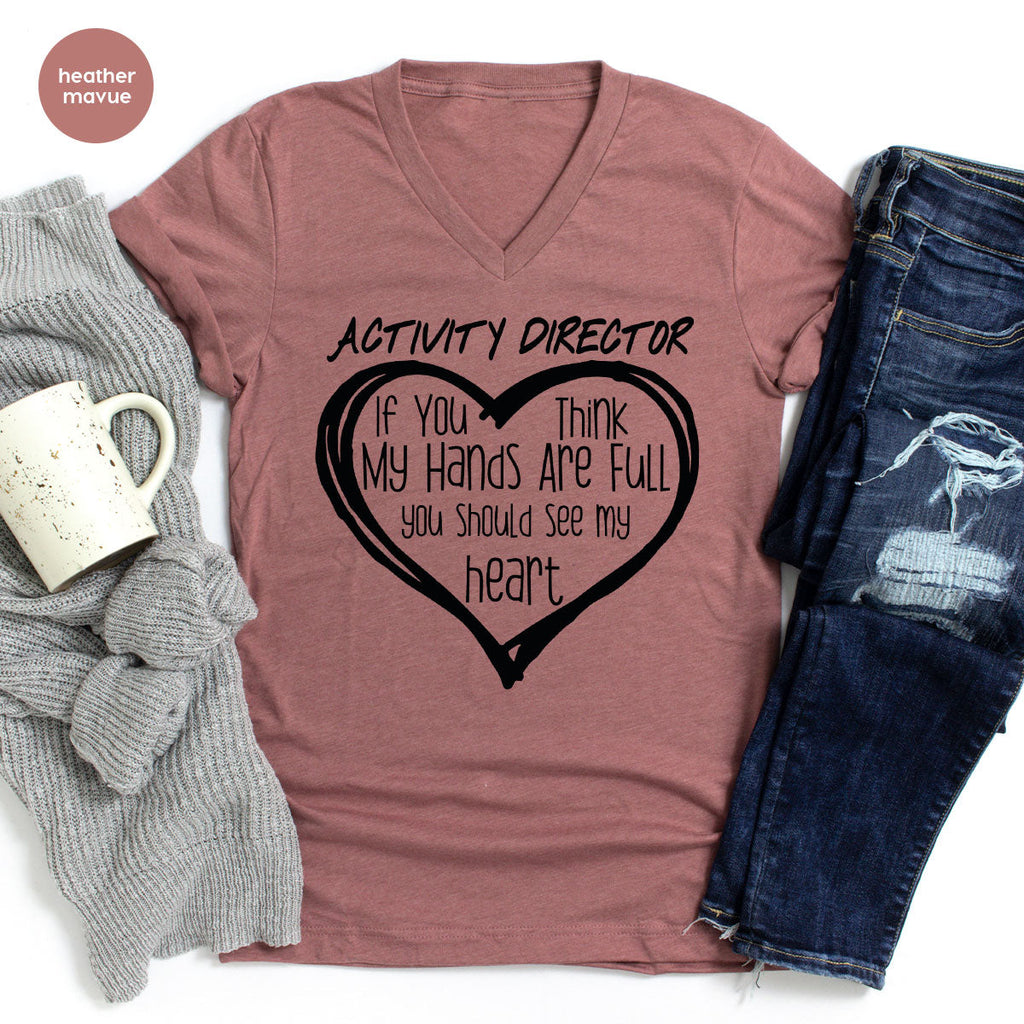 Activity Director Shirt, Love Heart Gift For Couples product image 85