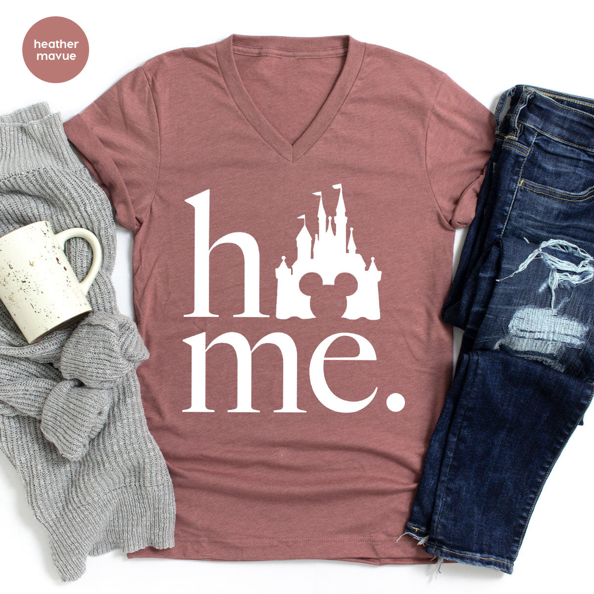 Disney Shirt, Family Home Sweatshirt, World Castle Graphic product image 100