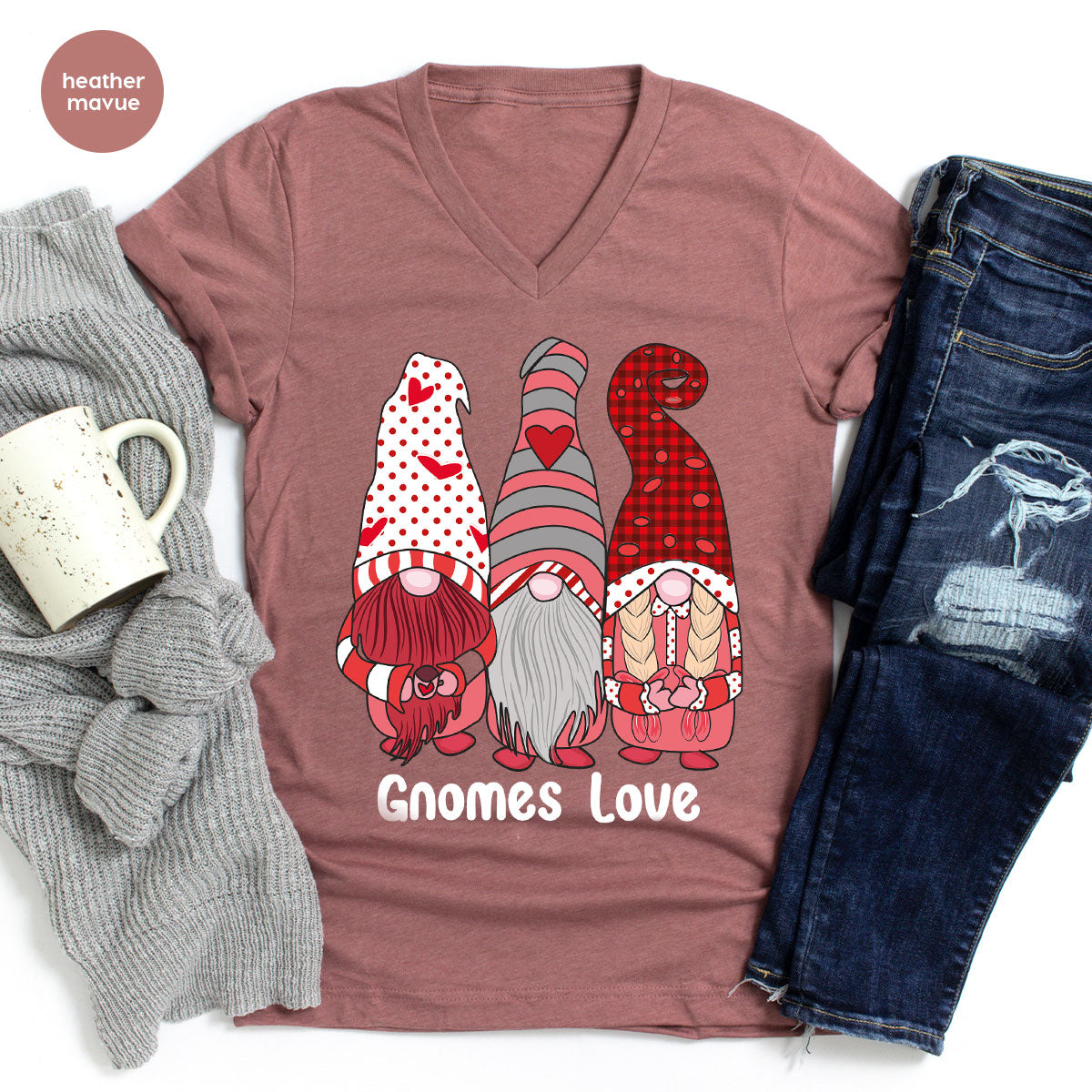 Gnomes Love Shirt, 4ever Best T-Shirt, Valentine's Day 2023 product image 111