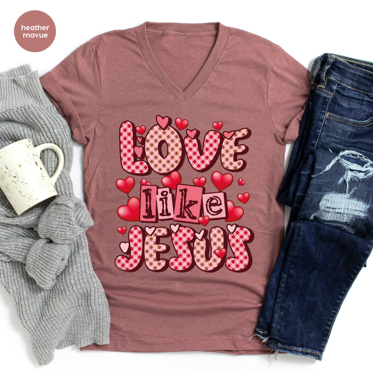 Love Like Jesus Shirt, Valentine's Day Best Gift for Lovers product image 101