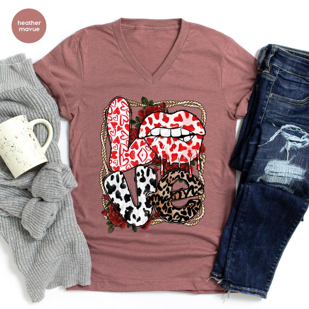 Love Shirt, Lovers Gift, Cool Valentine's Day T-Shirt product image 101