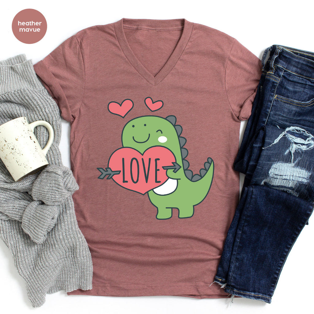 Love Shirt, Lovely Dinosaur Valentine's Day Special For product image 85