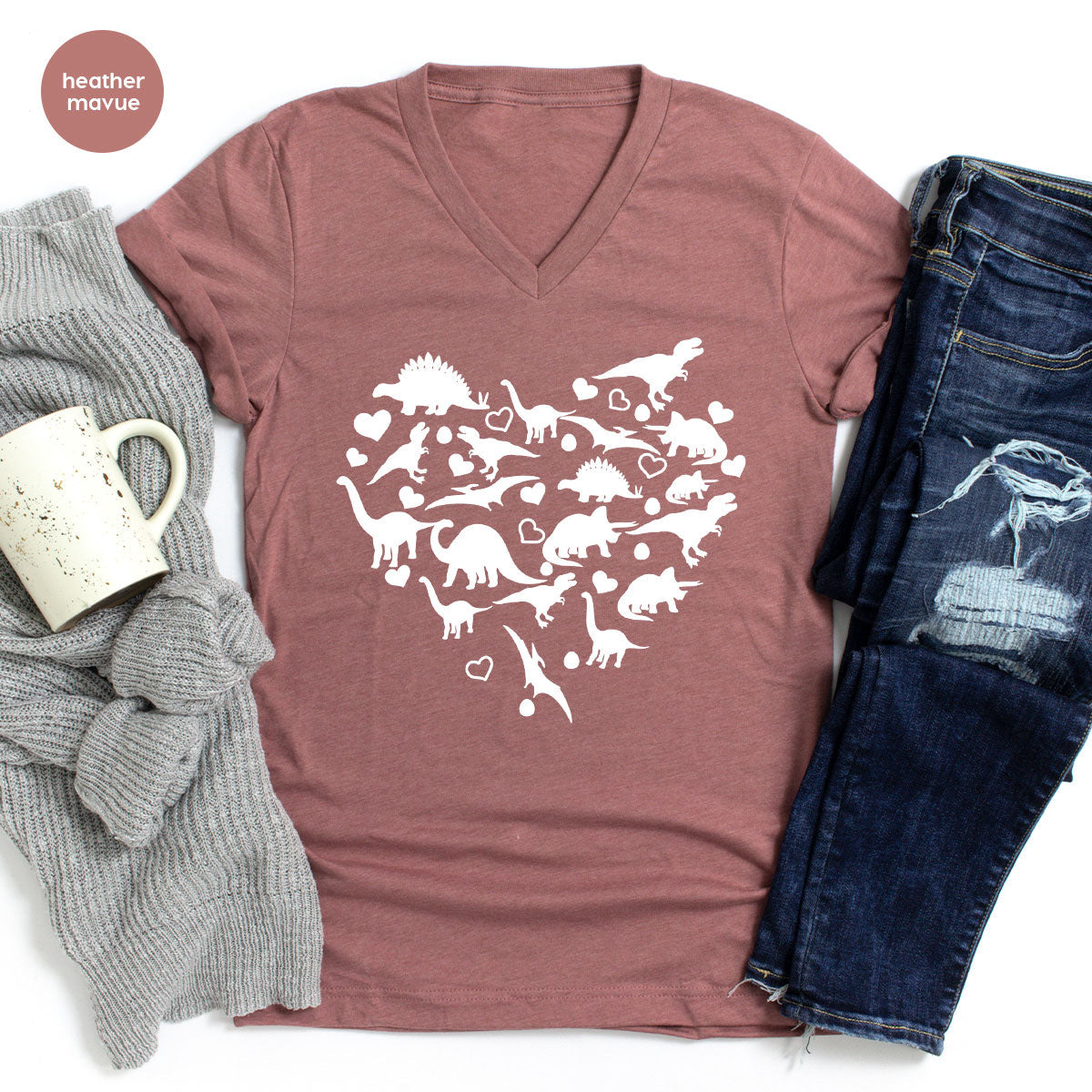 Dinosaur Shirt, Valentine T-Shirt, 2023 Gift product image 92
