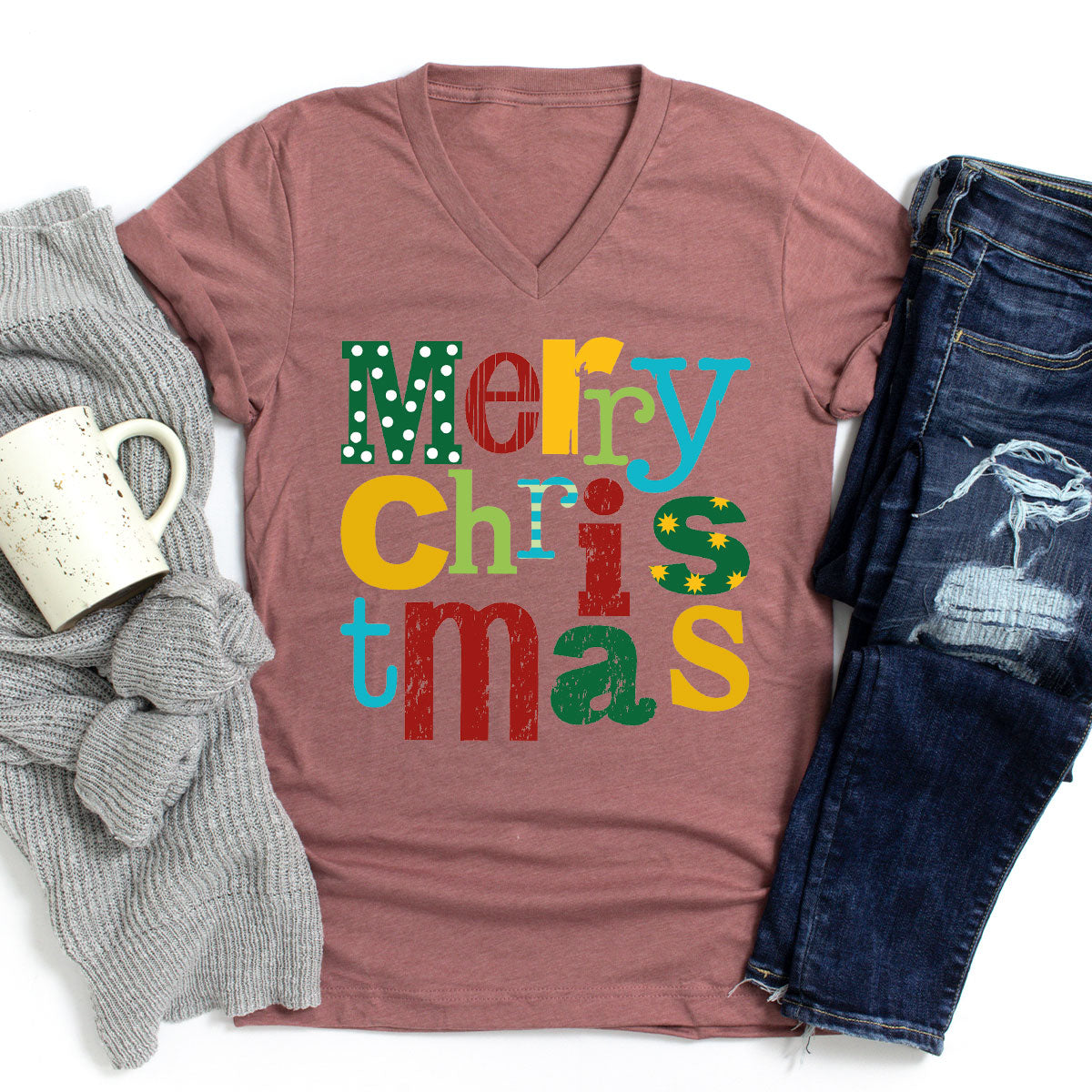 Merry Christmas Shirt, Family 2023 Tee, Xmas T-Shirt product image 73