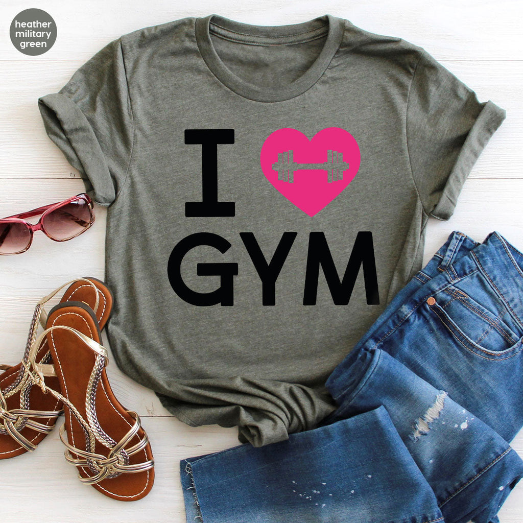 Fitness T-Shirt, GYM Shirt, I Love For Bodybuilder product image 20